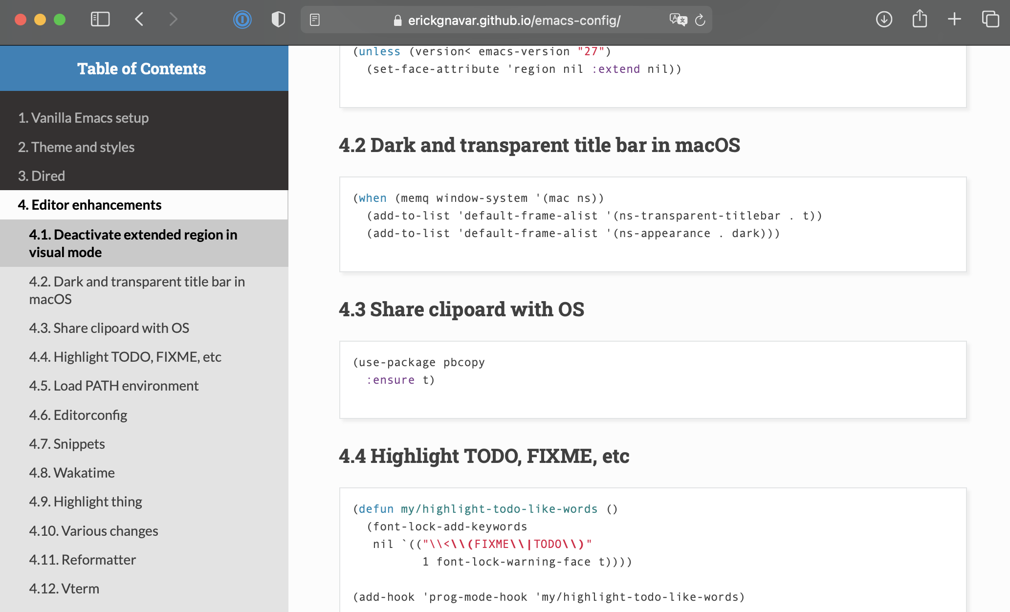 /images/posts/auto-build-and-publish-emacs-configuration-as-a-website/rendered-config-result-page.png