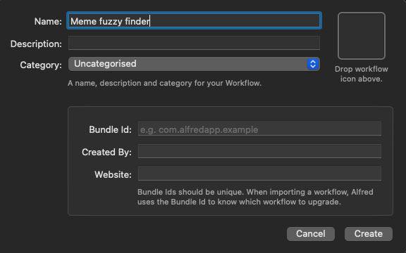 /images/posts/memes-fuzzy-finder-using-alfred-fzf-and-jq/name-new-workflow.png